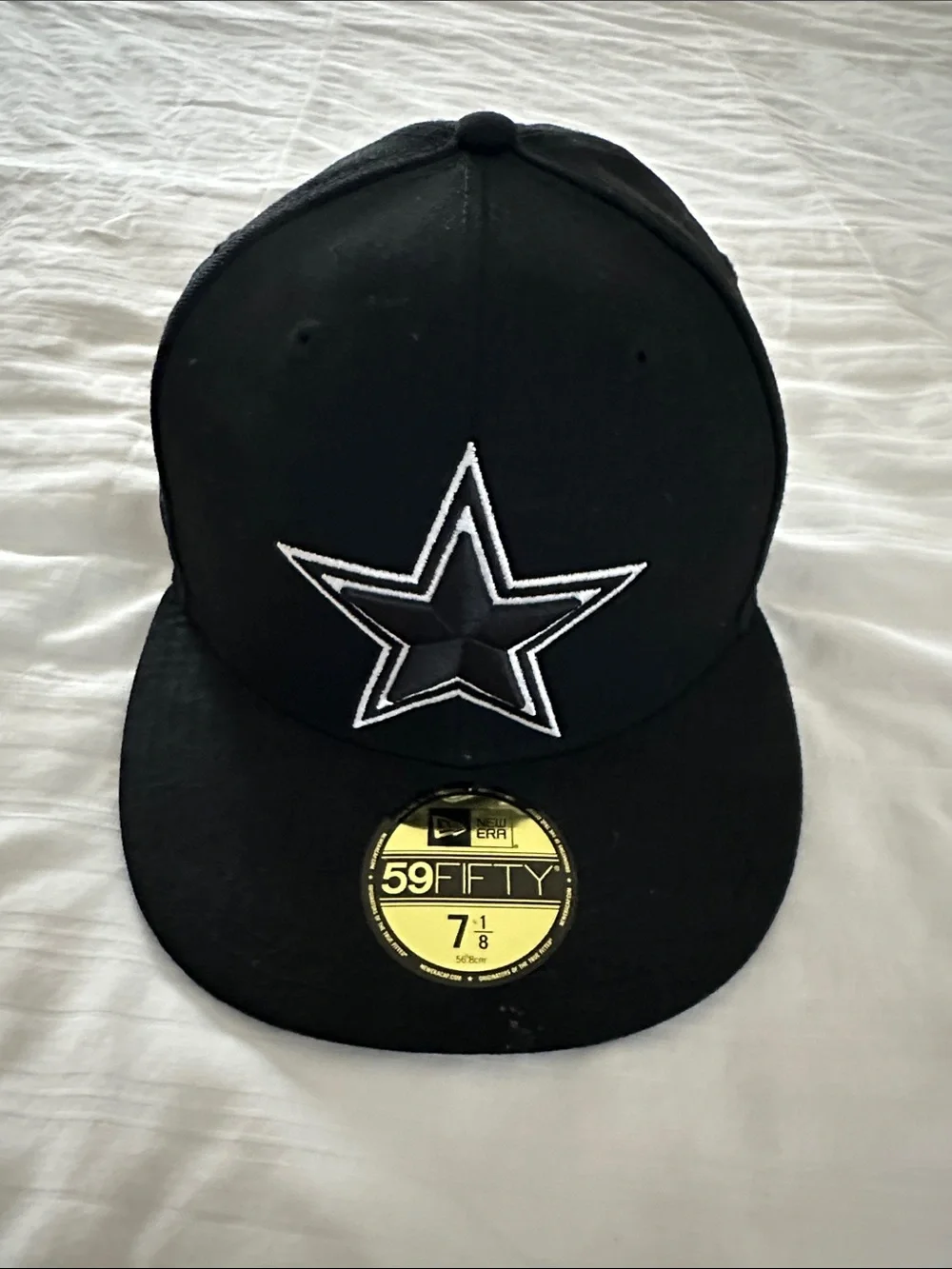 Dallas Cowboys New Era Black Fitted Cap